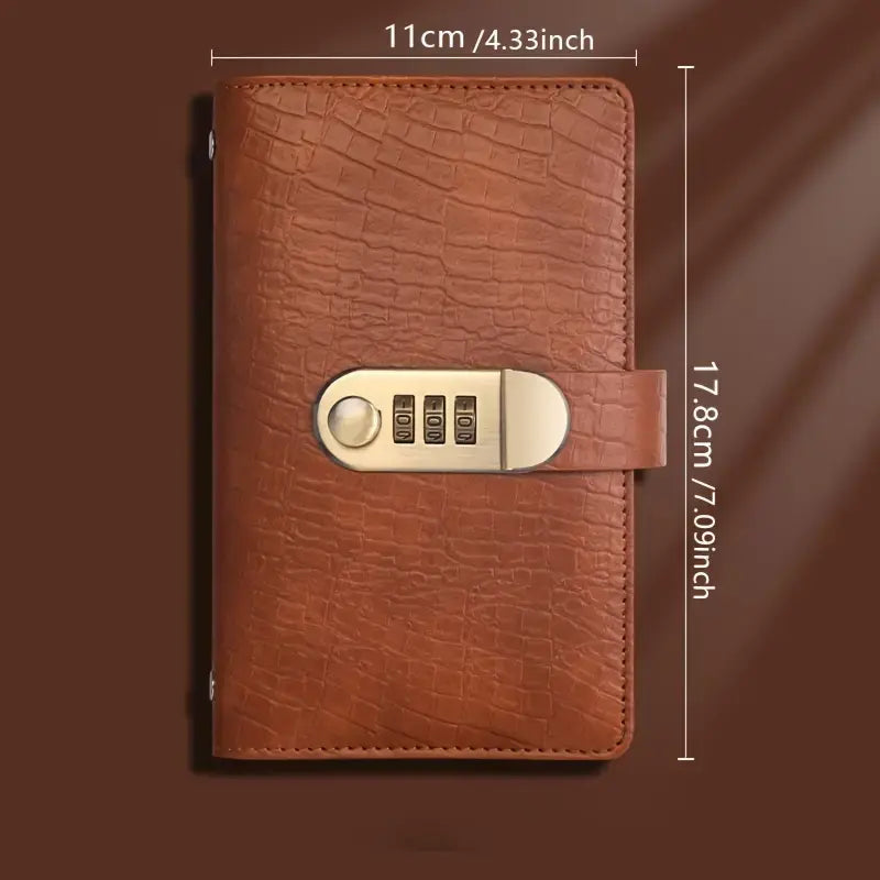 ๐ Secure Your Cash in Style! Lockable A6 Savings Notebook with 3-Digit Combination Lock ๐ธ