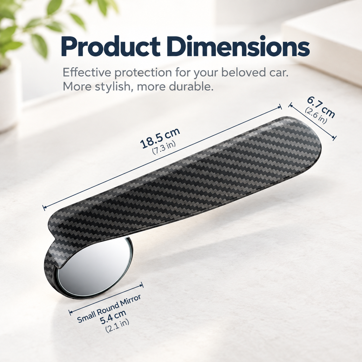 ๐2-Pack Universal Car Rearview Mirror Rain Guards, Waterproof Side Mirror Rain Visors, Sunshades