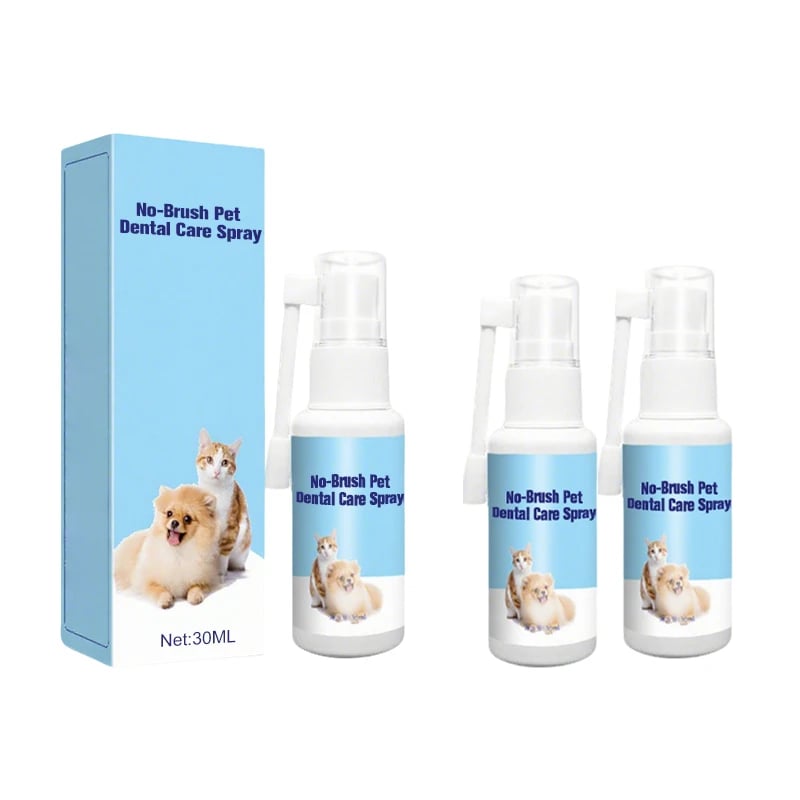 πΎπ¦· No-Brush Pet Dental Care Spray β Fresh Breath Made Easy π§β¨