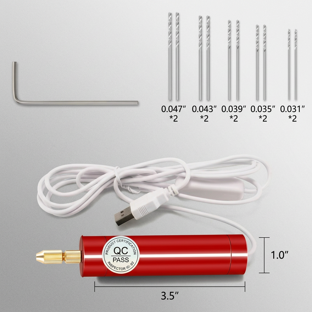 🔋Mini multi-functional electric drill - DIY hand drilling tool for crafting projects