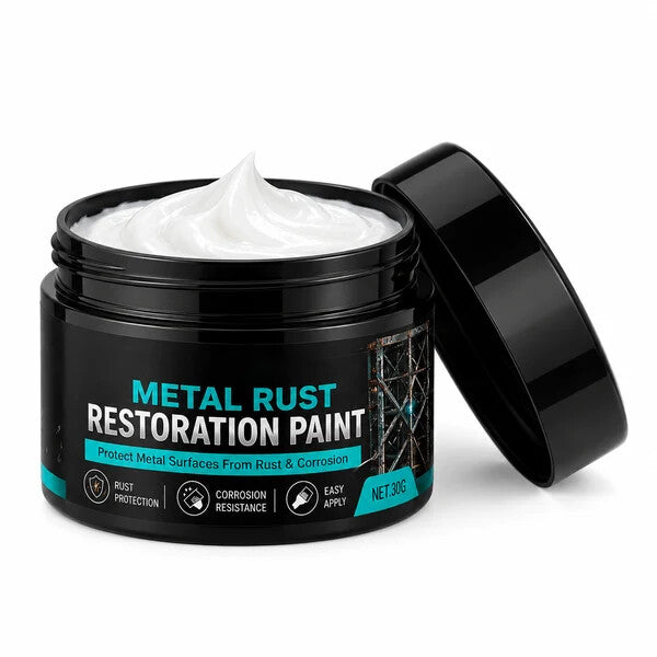 🖤 Restore Rusty Metal Without Replacing It – Black Repair Paste for Gates, Fences & Outdoor Surfaces