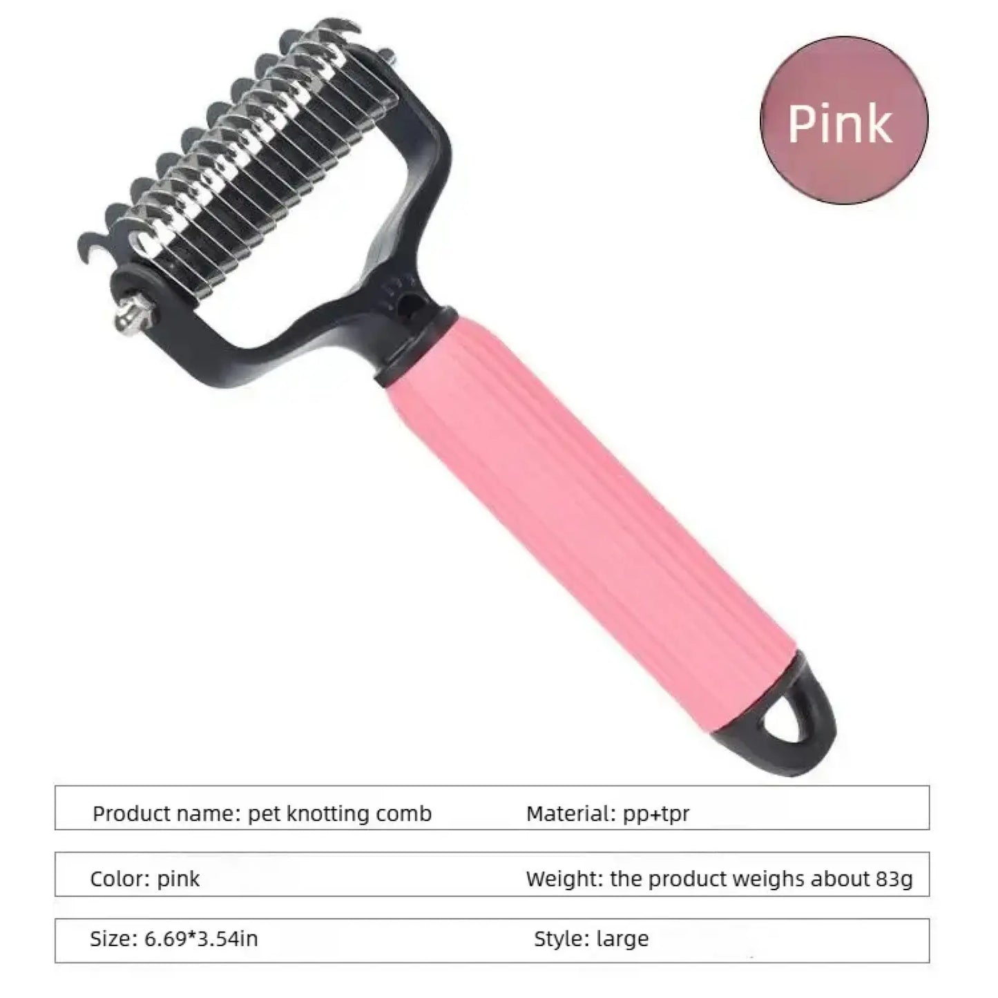 ✨HOT SALE: Only $9.98🔥Dual-Sided Pet Grooming Comb for Dogs & Cats