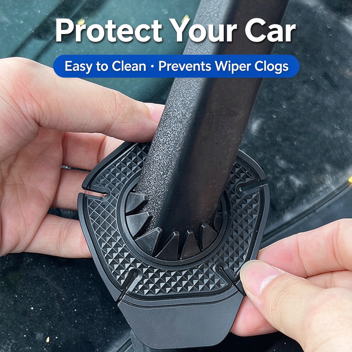 ⚙️6-Piece Car Wiper Arm Hole Protective Cover Set – Exterior Accessory Suitable for Most Sedans, SUVs, and Trucks