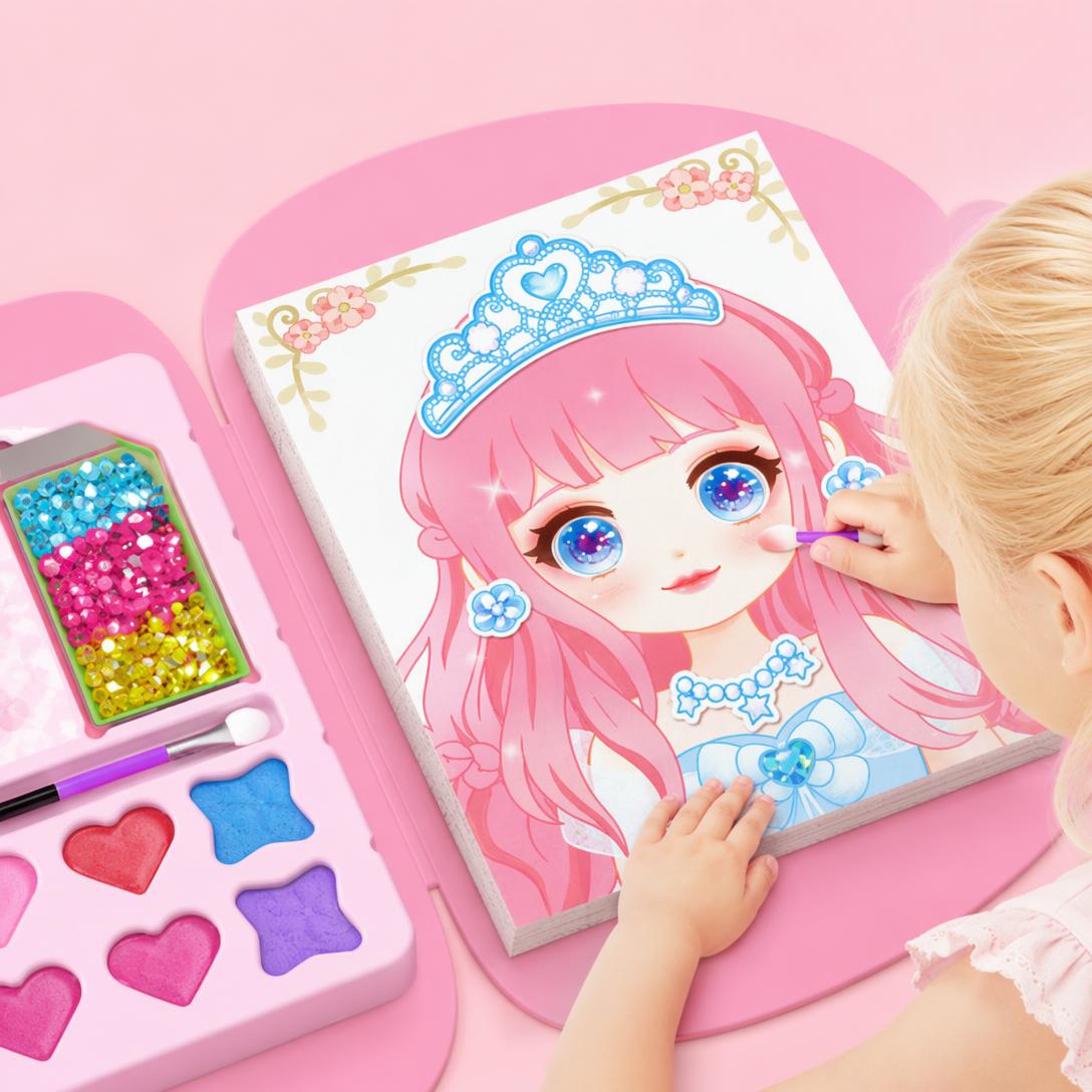 💄Princess Makeup Book Craft Set