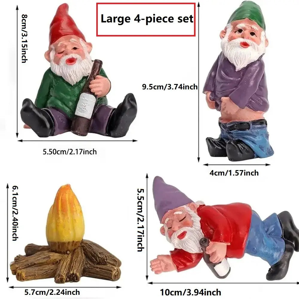 Creative Gnome Design Resin Craft (4 Pcs)