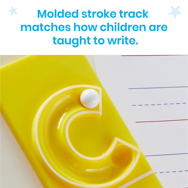 📚🔤Lowercase letter thinking English party board game pinball tracer