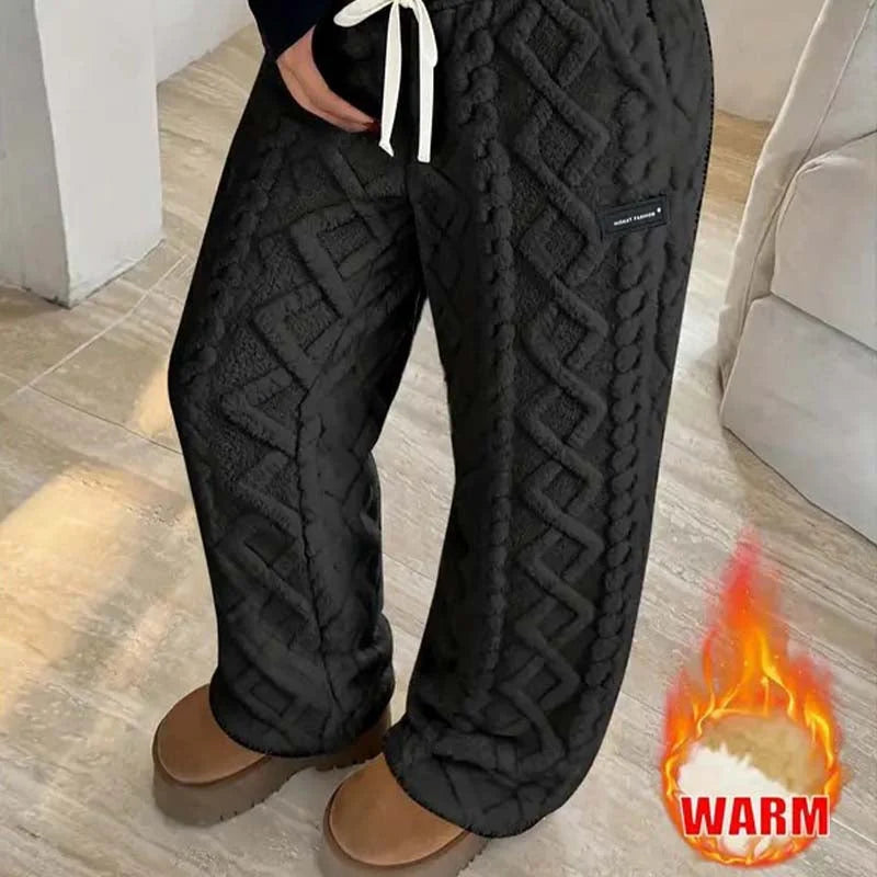 Winter Women's Lamb Fleece LongPants - Ultra-Plush Lined All-DayWarmth Tech
