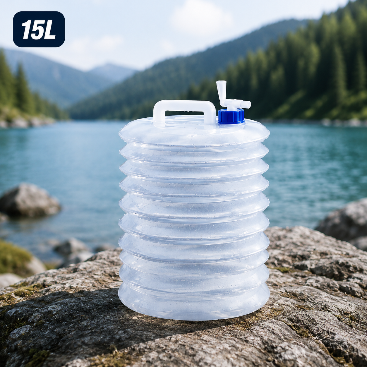 🚀 Ultra-Portable Retractable Water Storage Container ⛺ — Space-Saving Essential for Outdoor Camping! 🌟