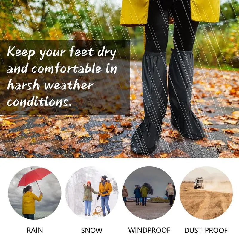 π§οΈ Waterproof Rain Boot Covers β | Reusable & Foldable Shoe Protector with 60Β° Wide Opening π₯Ύ