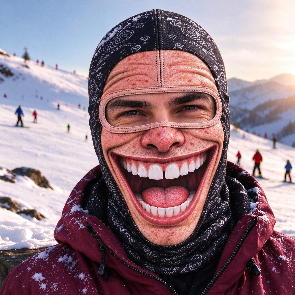3D Fun Windproof Realistic Face Mask