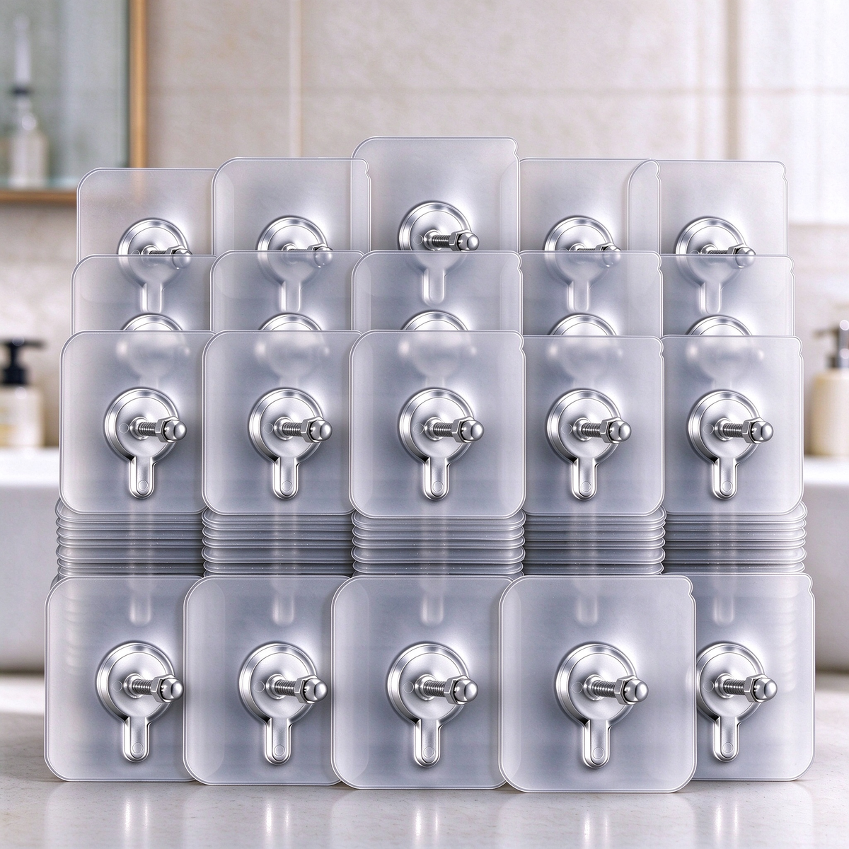Clear Self-Adhesive Screw Mounting Pads(20Pcs)