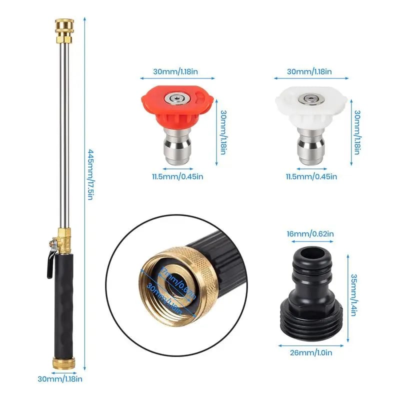 ๐ฅBUY 2 FREE SHIPPING - Jet Nozzle Power Washer for Garden Hose