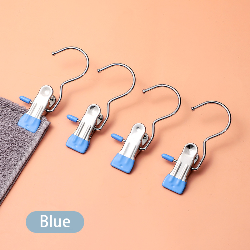 ⚙️20/30/40pcs Boot Hangers Clips Laundry Hooks Stainless Steel