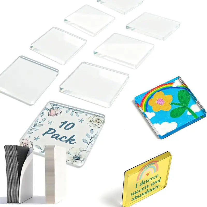 ๐งฒ๐ธ Magnetic Clear Acrylic Photo Frames DIY Fridge Magnets