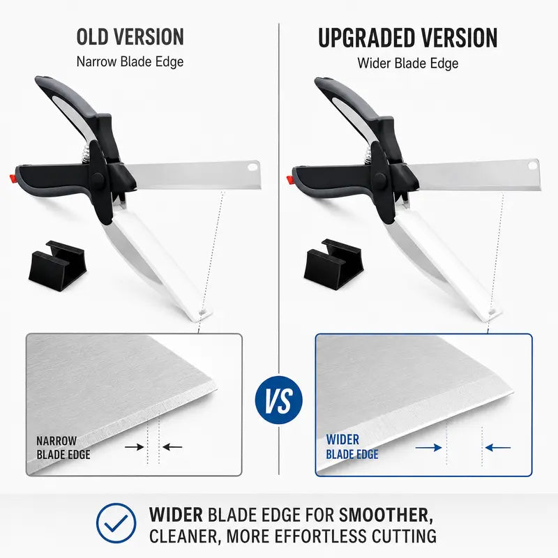 βοΈ 2 in 1 Kitchen Scissors for Food - Stainless Steel Cutting Board Scissors with Safety Lock