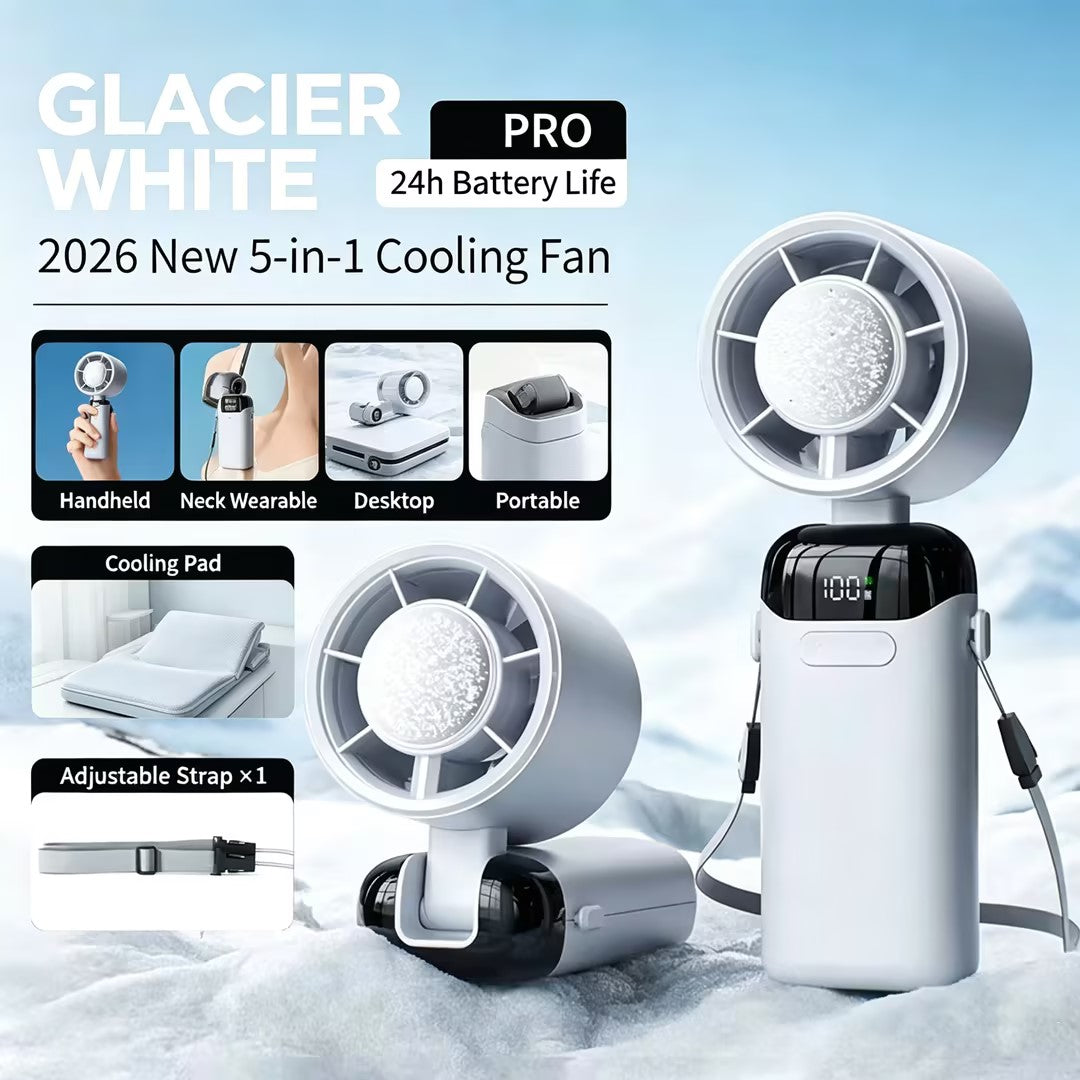 Portable handheld electric fan