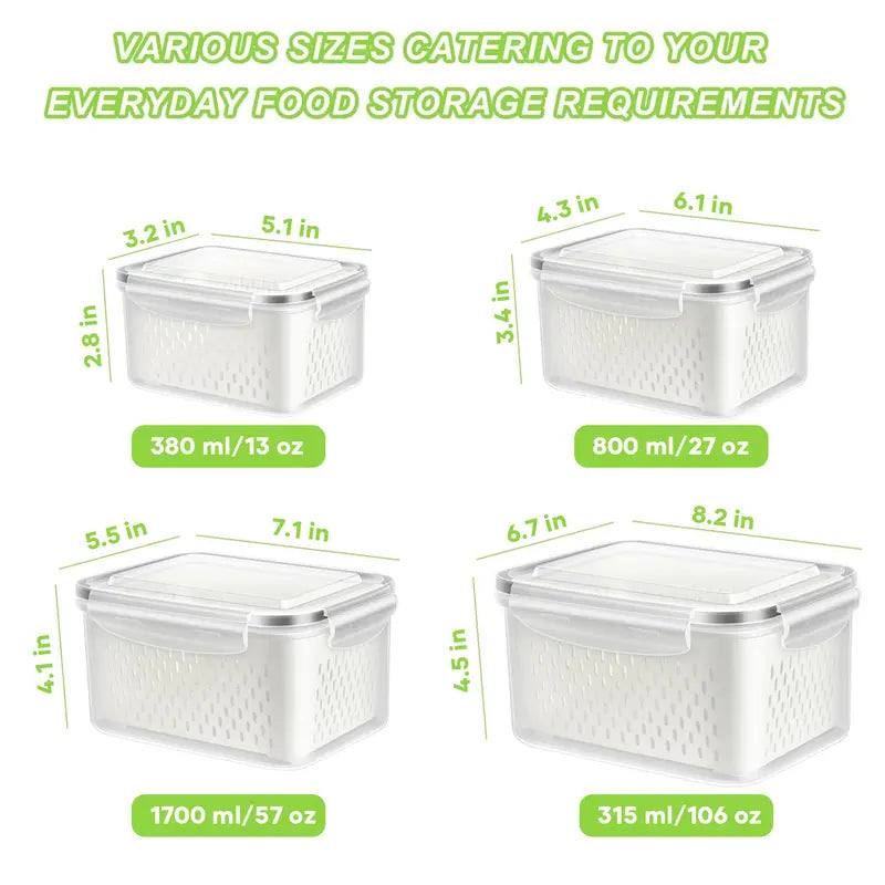 π₯¬ Fruit Storage Containers 4 PCS