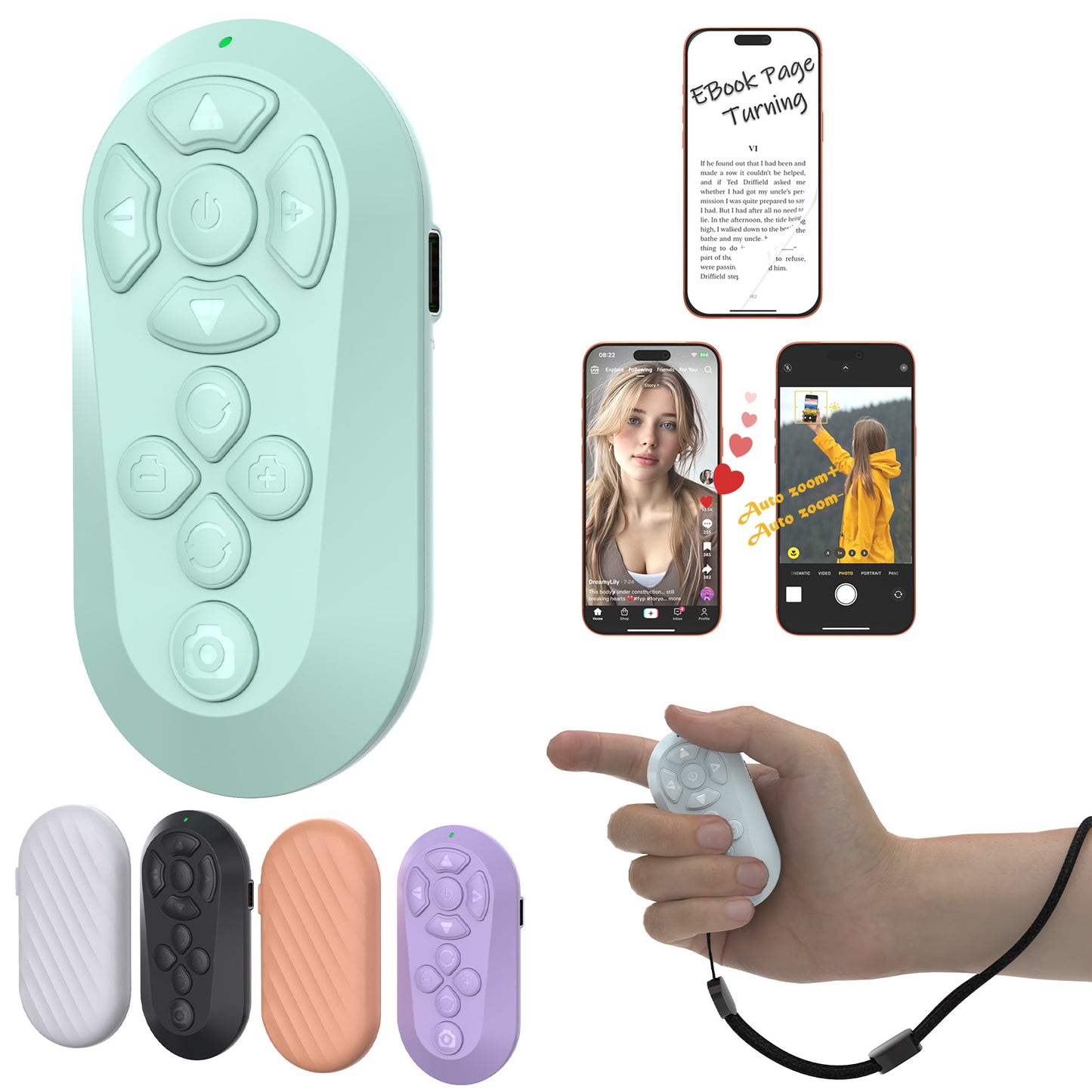 📱Short-video mobile device controls Bluetooth remote controller