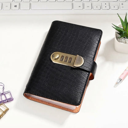 A6 Password-Lock Savings Binder