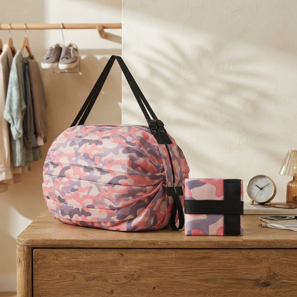 Large-Capacity Foldable Travel Tote