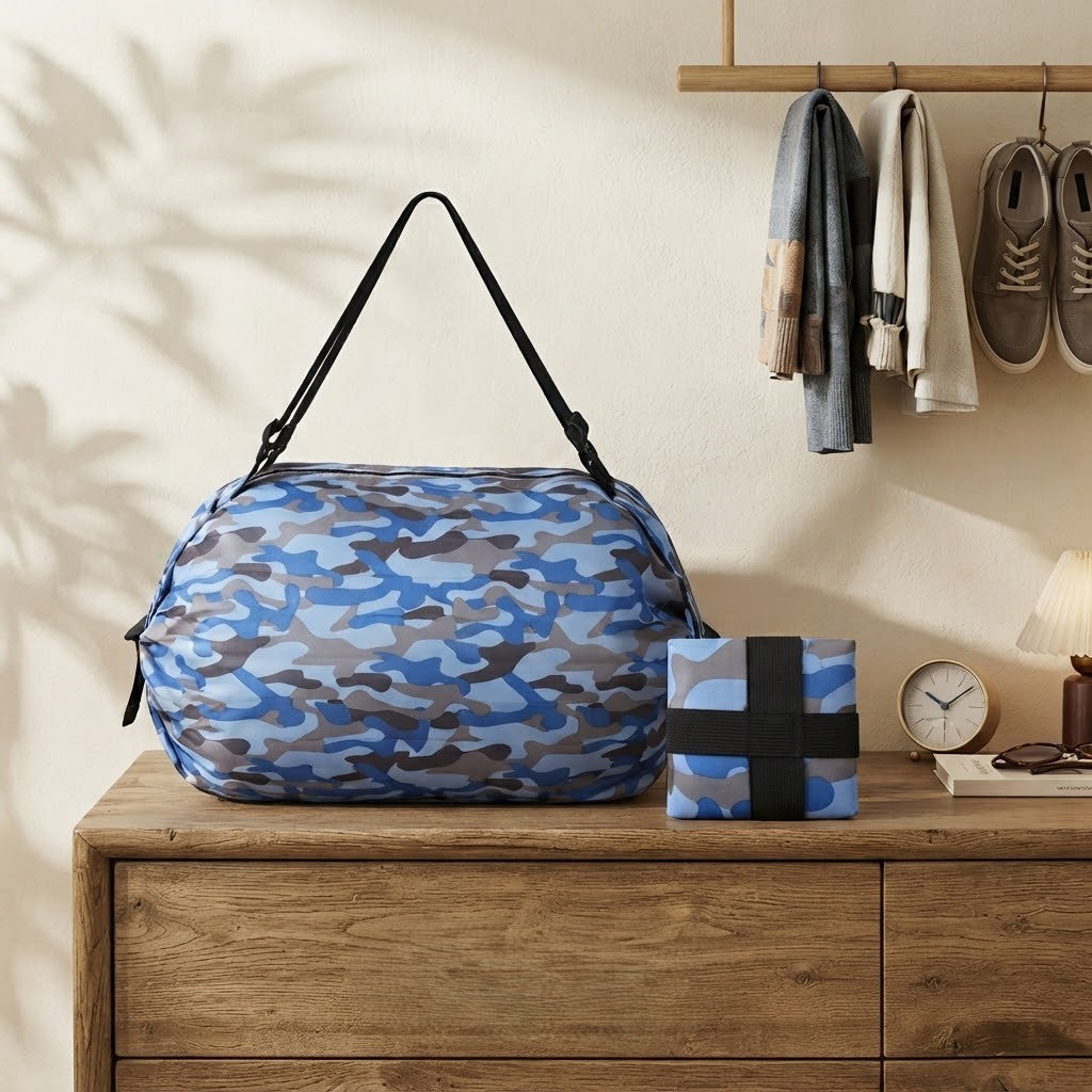 Large-Capacity Foldable Travel Tote