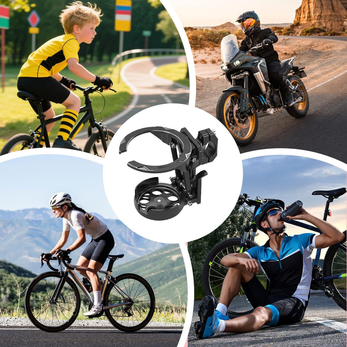 🚴 Foldable Bike Cup Holder