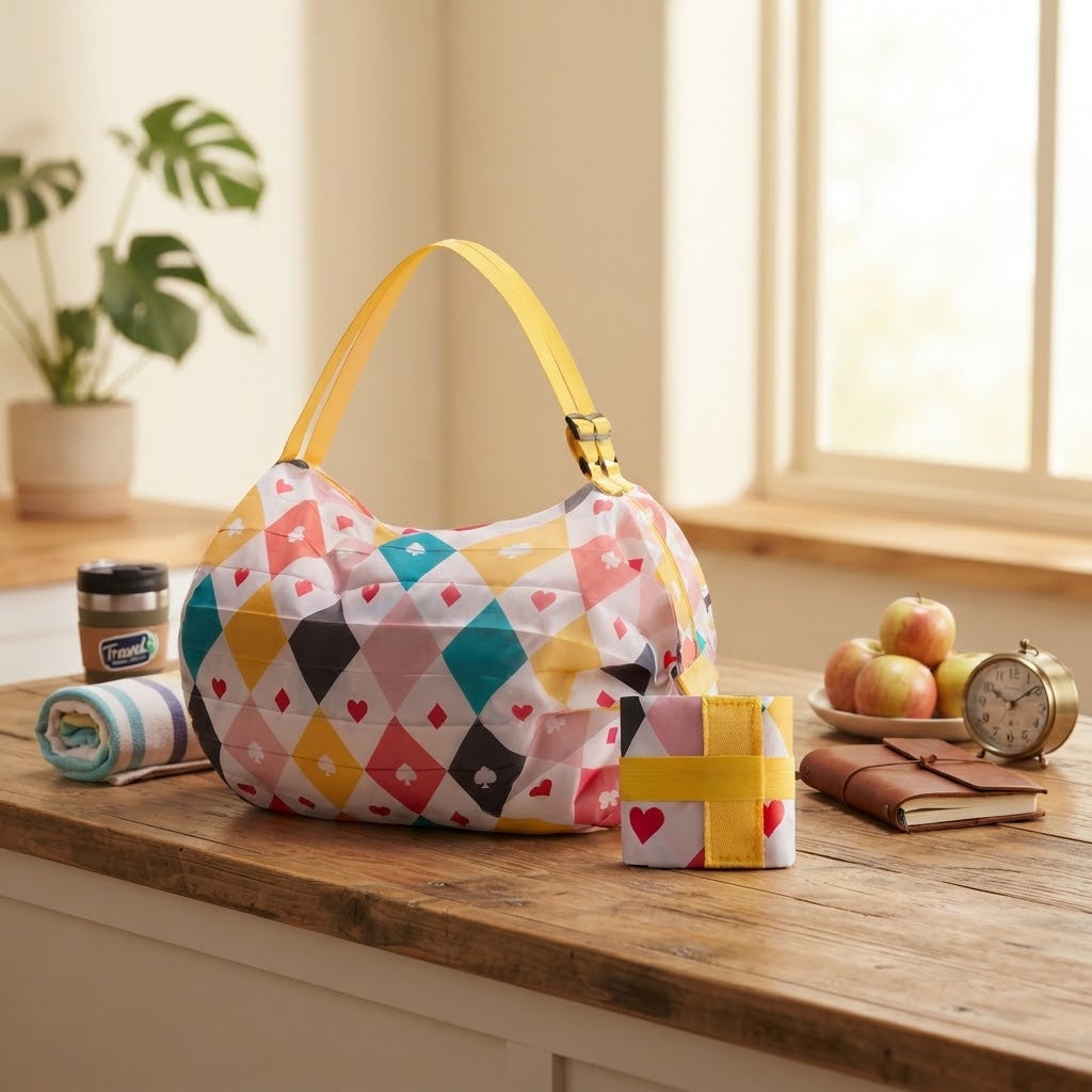 Large-Capacity Foldable Travel Tote
