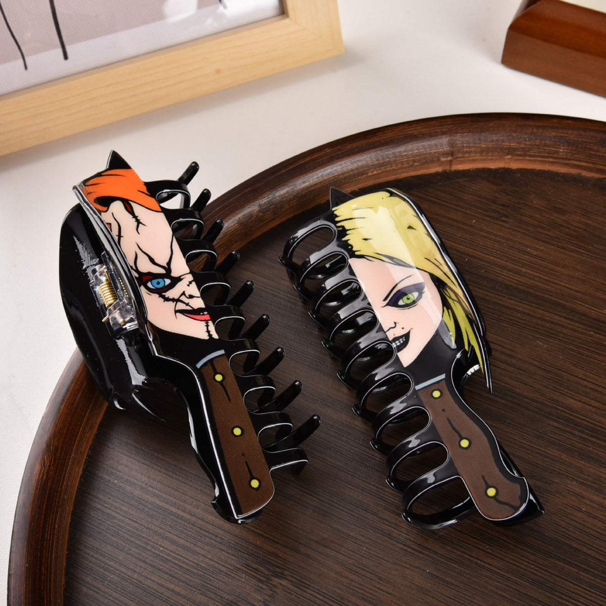 Halloween Horror Character Hair Claw Clip