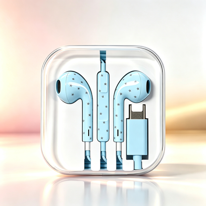 USB-C Wired Semi-In-Ear Earbuds