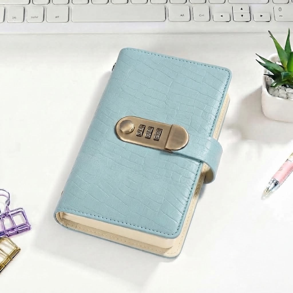 A6 Password-Lock Savings Binder