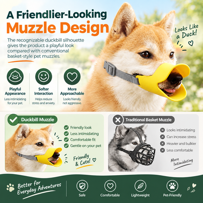 Pet Dog Duckbill Muzzle