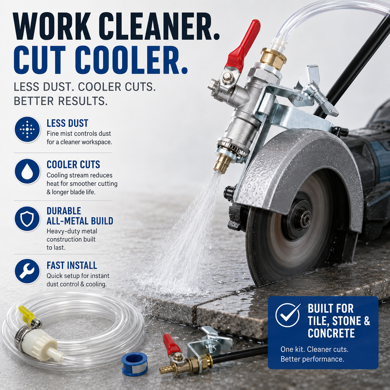 🛠️Angle Grinder Dust Remover Water Sprayer