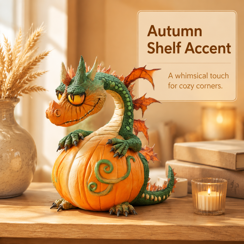 🎃🐉 Pumpkin Dragon – The Guardian of Your Halloween Spirit!
