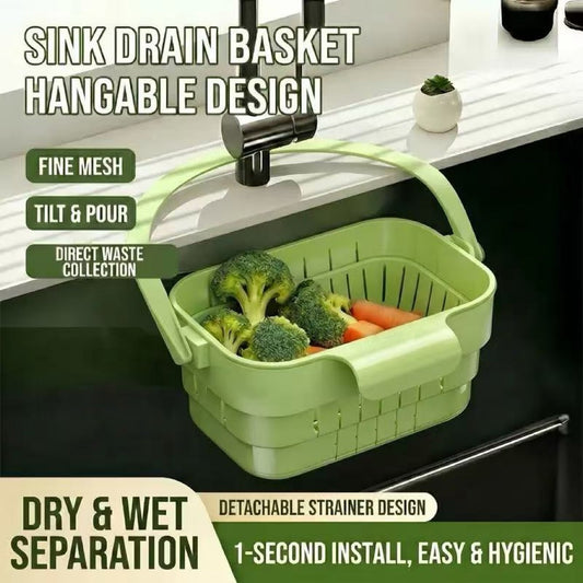 Foldable Hanging Kitchen Sink Drain Basket