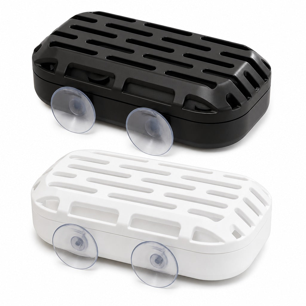 🐢Turtle Tank Poop Collector – Aquarium Waste Cleaner Box with Strong Suction Cups 🧼