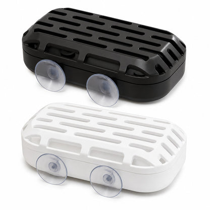 🐢Turtle Tank Poop Collector – Aquarium Waste Cleaner Box with Strong Suction Cups 🧼