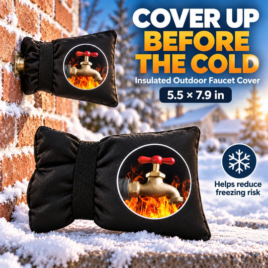 ❄️Insulated Outdoor Faucet Covers for Winter Freeze Protection