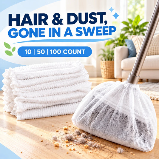 ✨Disposable Electrostatic Duster Covers – Slip-On Hair & Dust Cleaning Refills