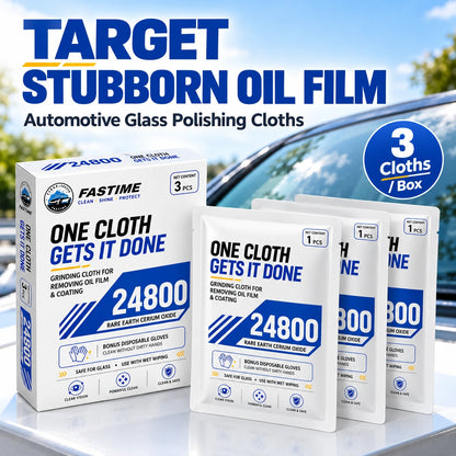 💧Windshield Oil Film & Water Spot Remover Cloths