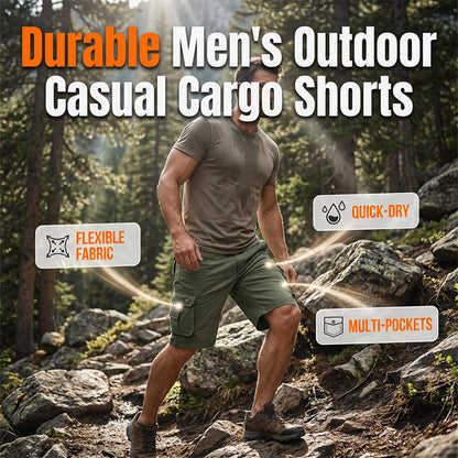 🩳 Men's Outdoor Tactical Cargo Shorts – Multi-Pocket, Durable & Quick-Dry Casual Wear ⛰️