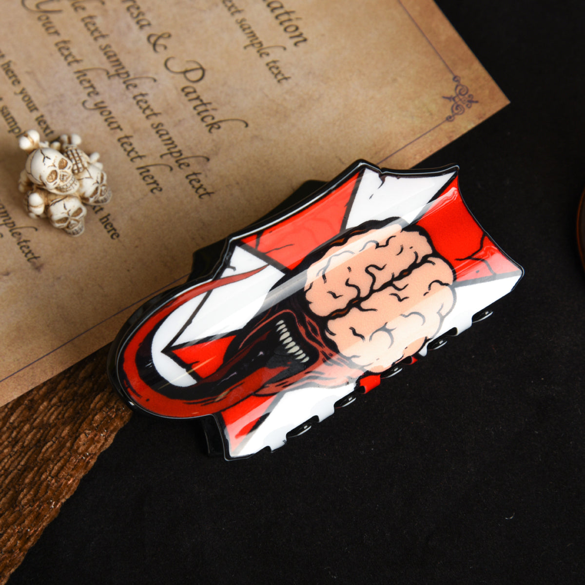 Halloween Horror Character Hair Claw Clip