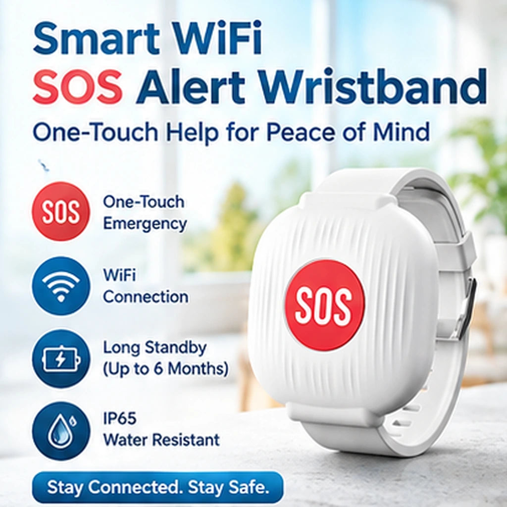Smart emergency help bracelet for the elderly
