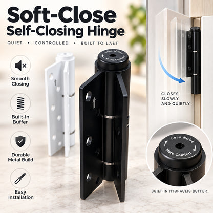 🔥 Must-Have Home Upgrade! Silent Soft-Close Self-Closing Door Hinge 🚪