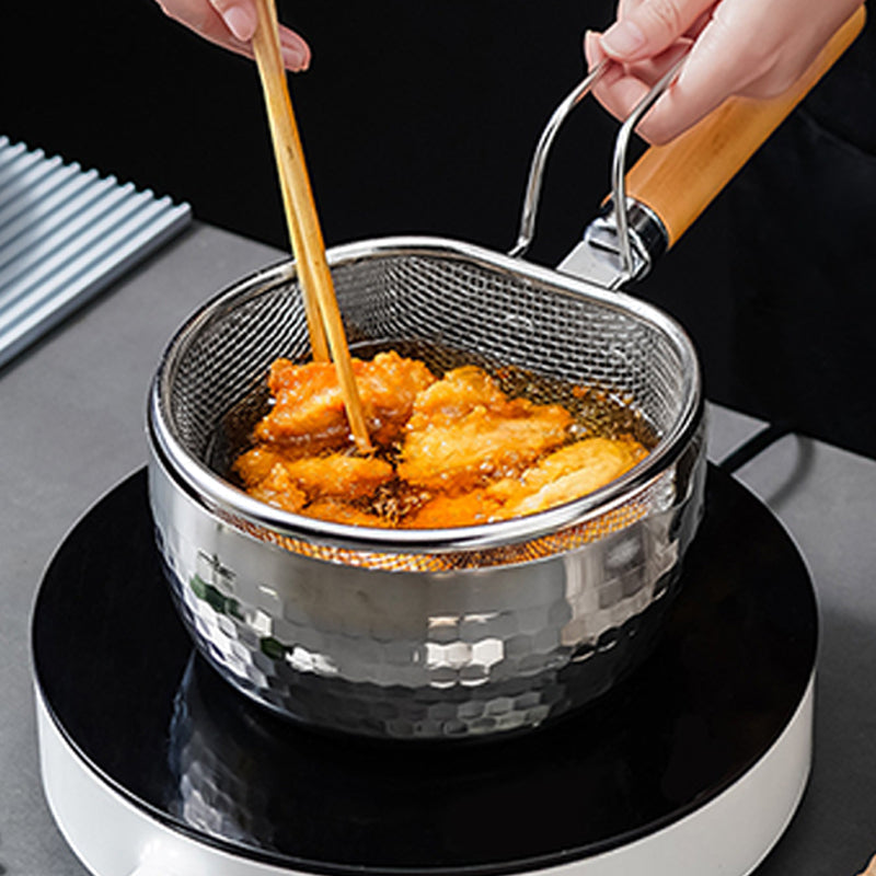 🌟 Premium Stainless Steel Sieve with Ergonomic Handle 🍳 — Durable, Rust-Proof & Easy to Clean! 💧