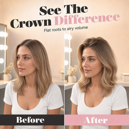 🎀Wireless Heated Volumizing Root Lift Clip - Salon Crown Volume Styling Tool for Fine Flat Hair