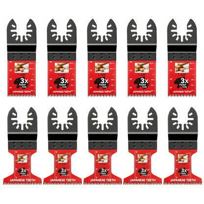 🔥 Cut Faster & Cleaner — Japanese-Tooth Oscillating Saw Blades | Universal Fit, 10–50 Pack 🪚