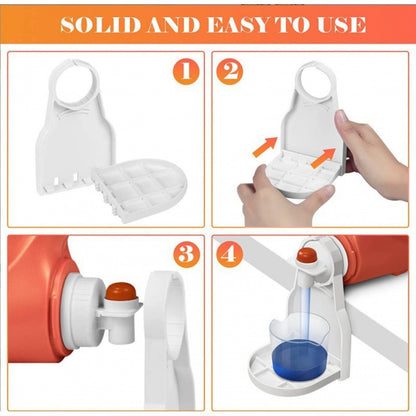 🧺 No-Lift Laundry Detergent Holder – Easy Measuring Cup Stand for Cleaner & Mess-Free Dispensing