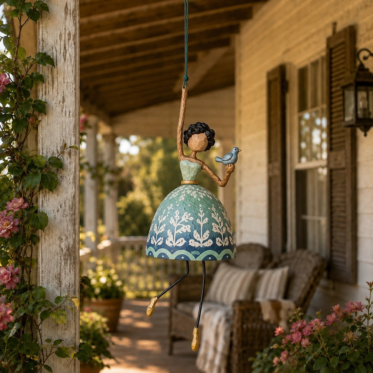 ✨ Whimsical Dancing Lady Hanging Ornament 🌸 — Bring Art & Elegance to Your Space! 🏡🔥