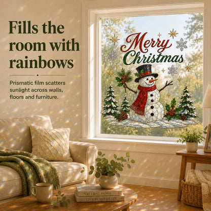 🪟Magical Christmas Scenic Window Clings – Double-Sided Reusable Holiday Glass Stickers