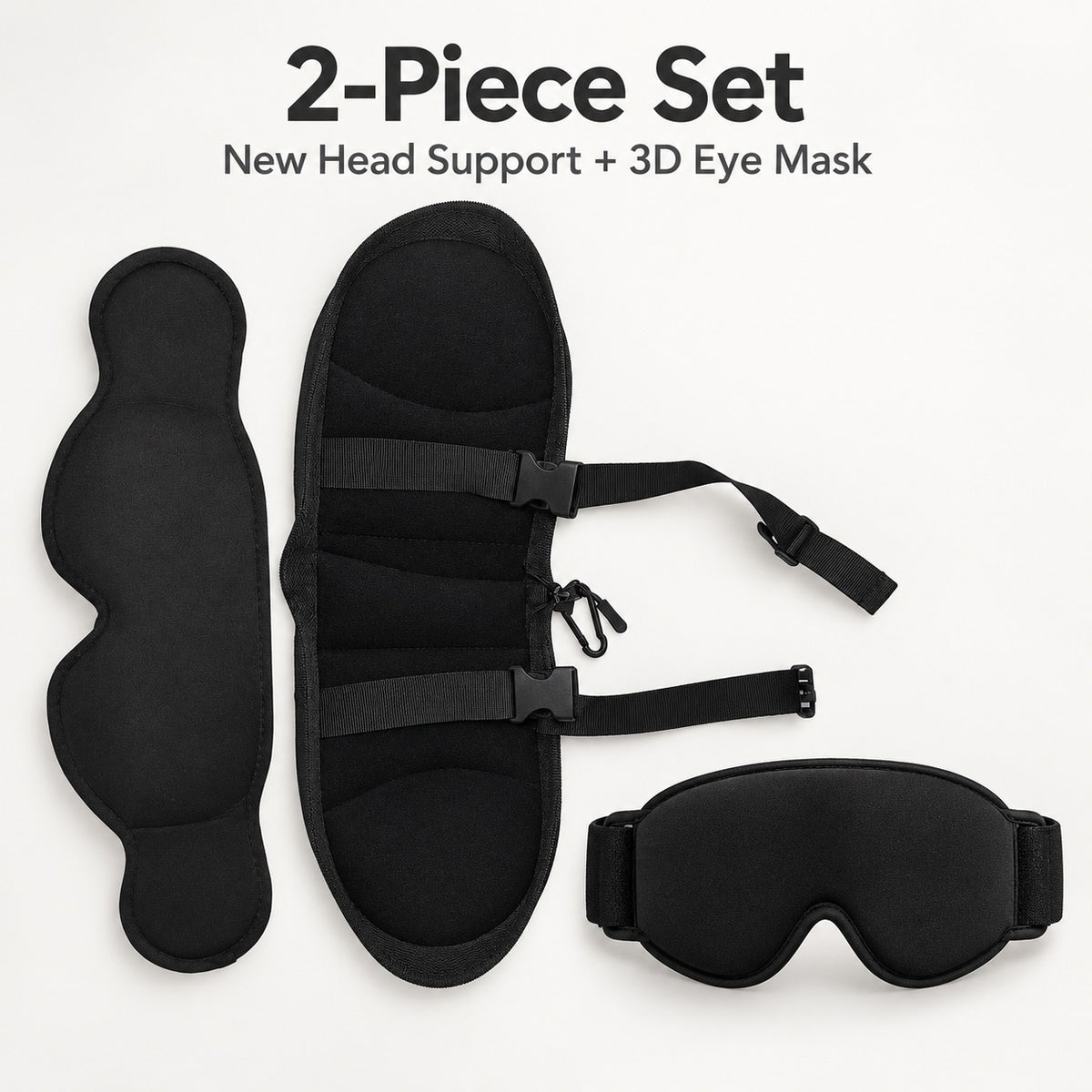 ✈️ 3-in-1 Full Support Travel Kit – Rest Better on Every Flight 😴💤